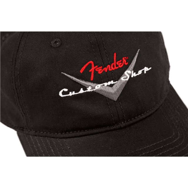Fender® Custom Shop Baseball Hat Black One Size Fits Most