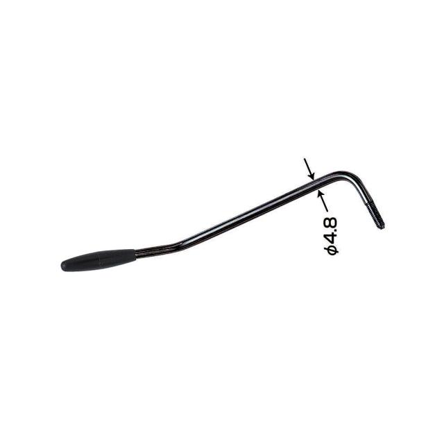 4,8 mm Tremolo Lever for Electric Guitar (Cosmo Black)