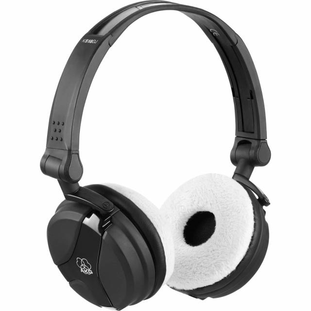 Earpad Set TEDDYfor AKG K518 DJ & K518 LE - white