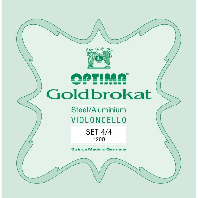 Cello Goldbrokat Set