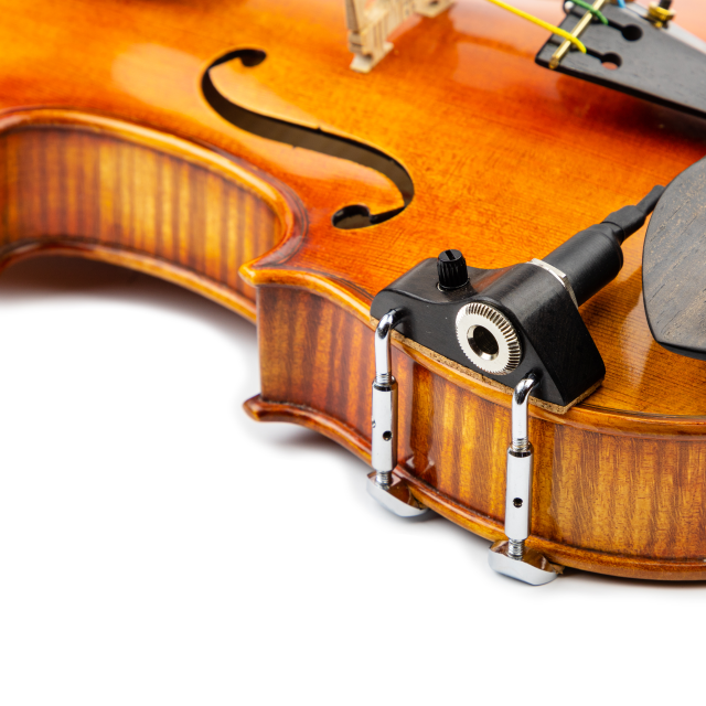 VV-3V Portable piezo pickup for violin and viola with volume control