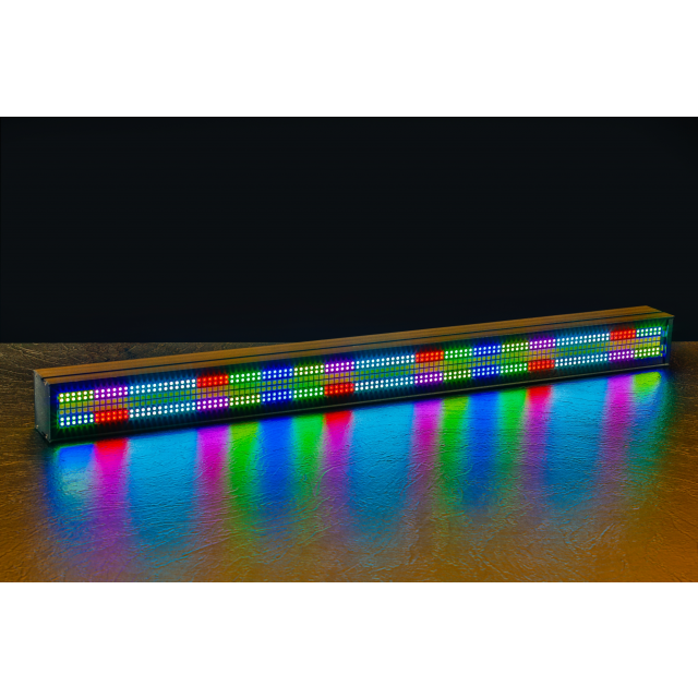 Barra LED strobo e wash