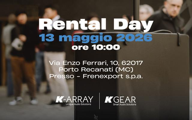 Open Day K-ARRAY & KGEAR – 13 Maggio, ore 10:00 @Frenexport