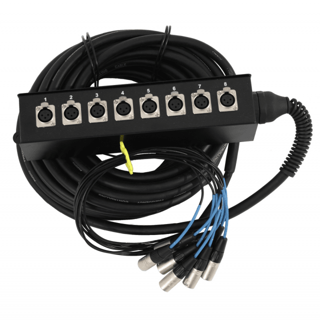 8 inputs 15 meters professional stage box