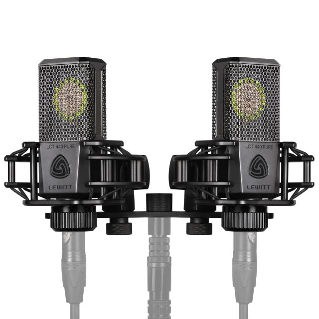 Set of 2 Large-Diaphragm Cardioid "True Condenser" Microphones