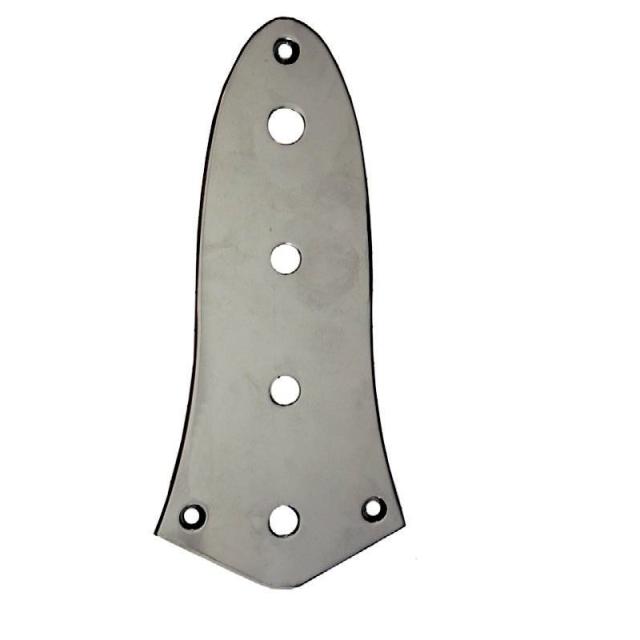 Cover for Jazz Bass Controls (Chrome)