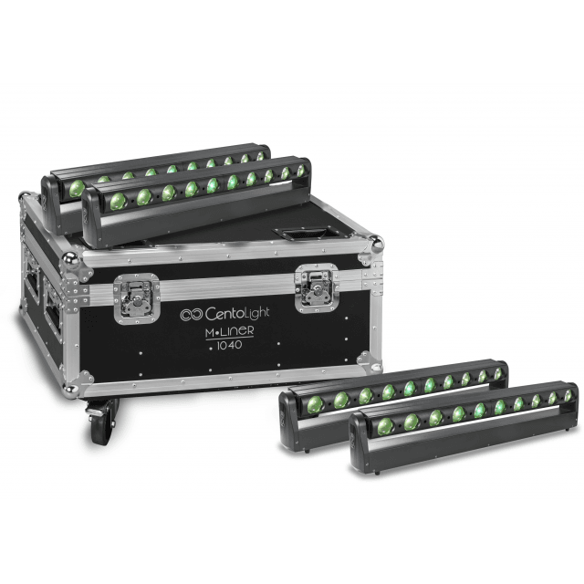 4 x Beam moving Bar 10 x 40 W LED  With Pixel control
