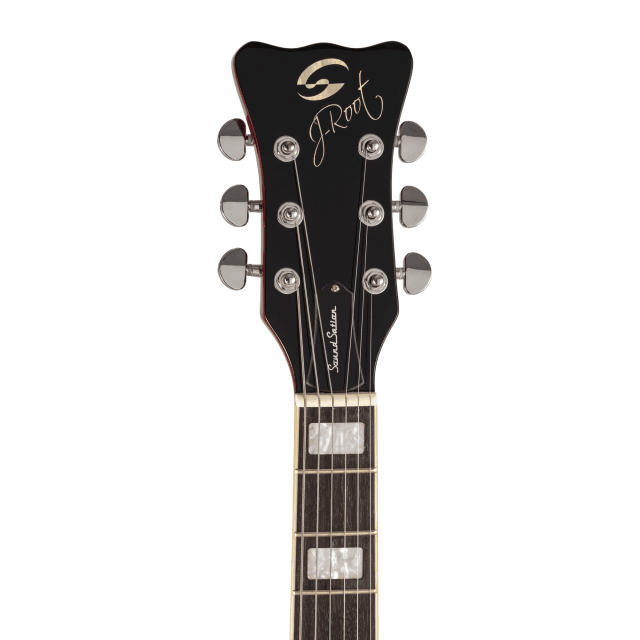 Double cutaway semi-acoustic guitar w/Single coils