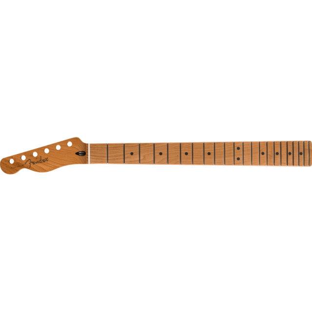 Manico per Telecaster® mancino, 22 Tasti Jumbo, 12" Radius, Profilo Flat Oval, Acero