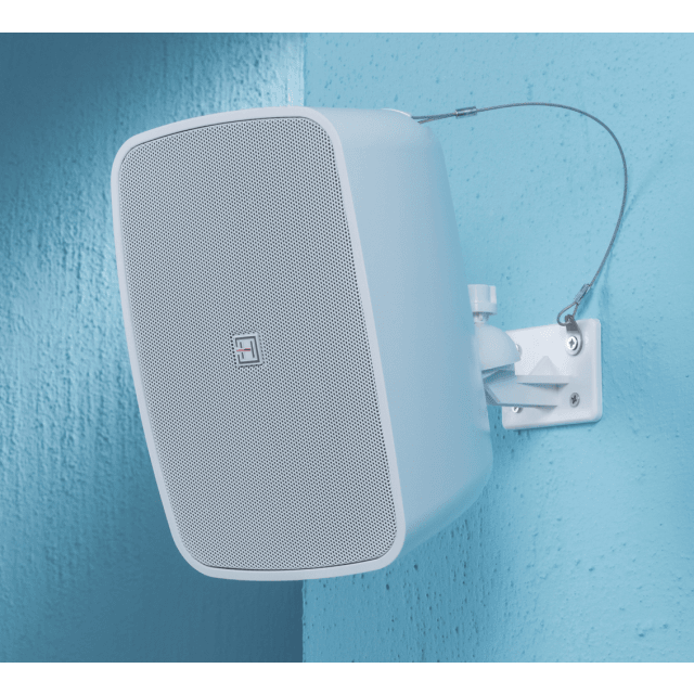 5.25" Waterproof 2-way Passive Wall-Mount Speaker Pair, White