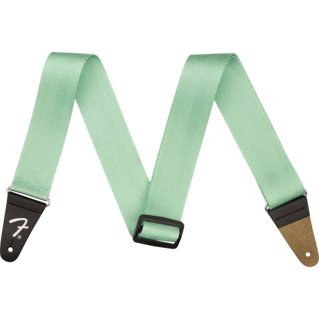 2" Am Pro Seat Belt Strap, Mystic Surf Green