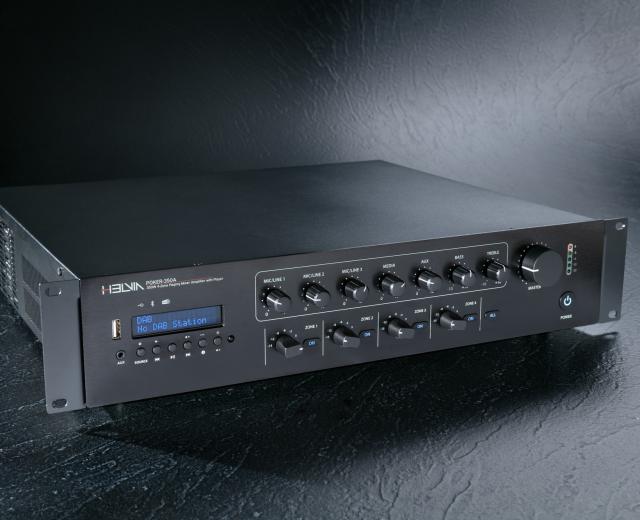 Helvia Poker: versatile and fully featured mixer-amplifiers
