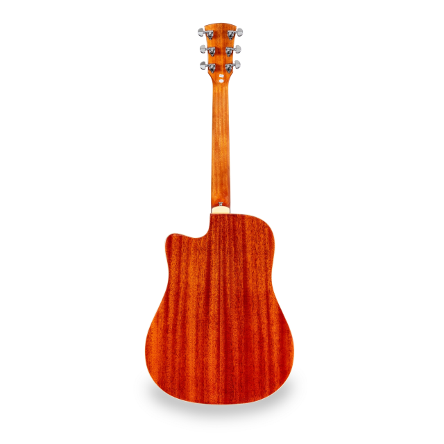 Cutaway acoustic guitar with preamp