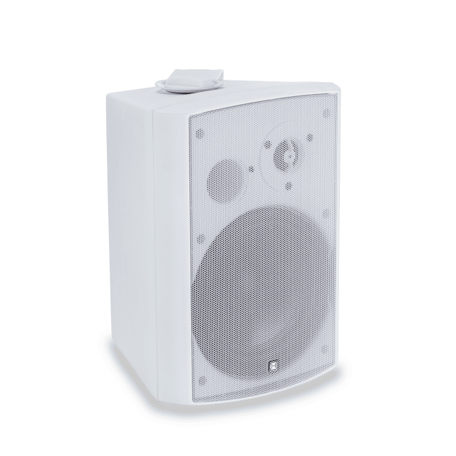 Wall-Mount 2-Way Active+Passive Speaker Set - White