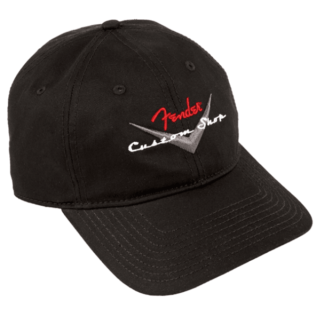 Fender® Custom Shop Baseball Hat Black One Size Fits Most