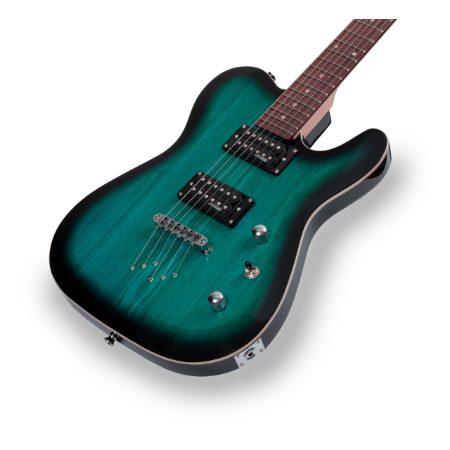 Chitarra elettrica con doppio Humbucker Wilkinson e meccaniche autobloccanti