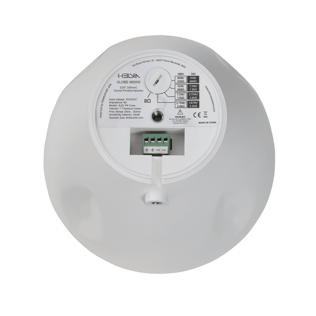 Altoparlante 2-Vie Coassiale per Soffitti Aperti