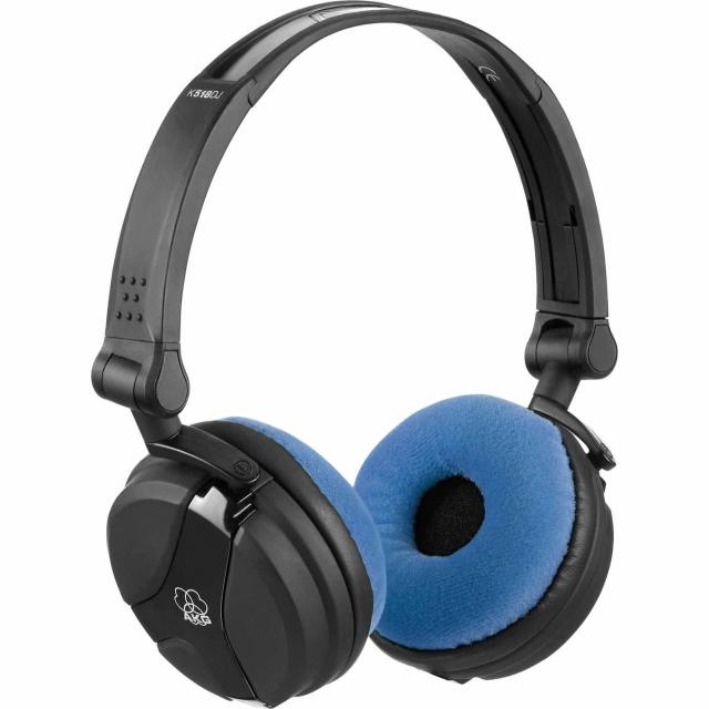 Earpad Set VELOUR for AKG K518 DJ & K518 LE  - sky