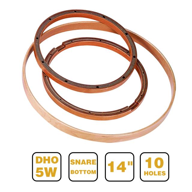 14" snare drum maple side hoop