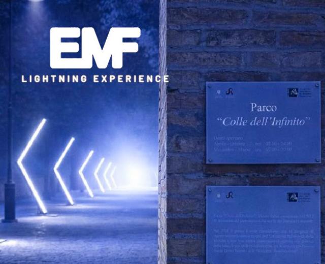 EMF Lightning Experience 2026: Centolight's lighting architecture and pixel mapping reshape the Colle dell'Infinito