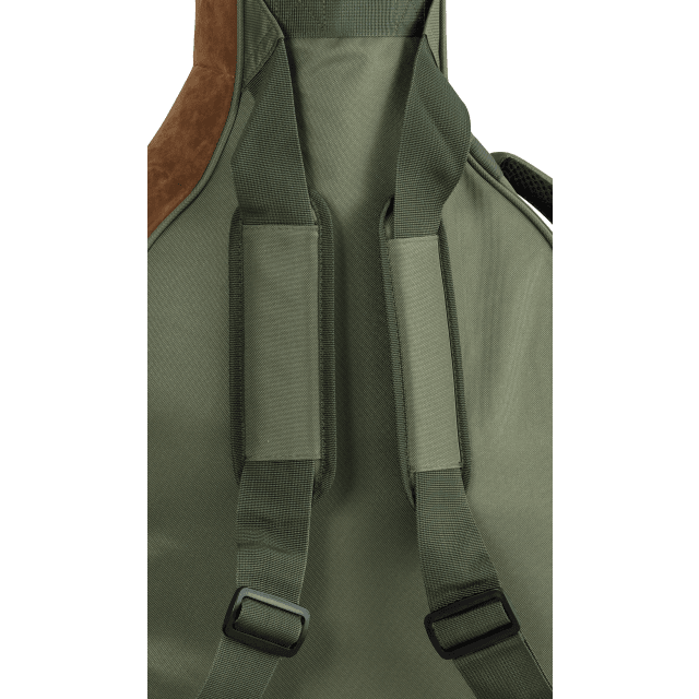 Classic guitar bag with suede leather inserts