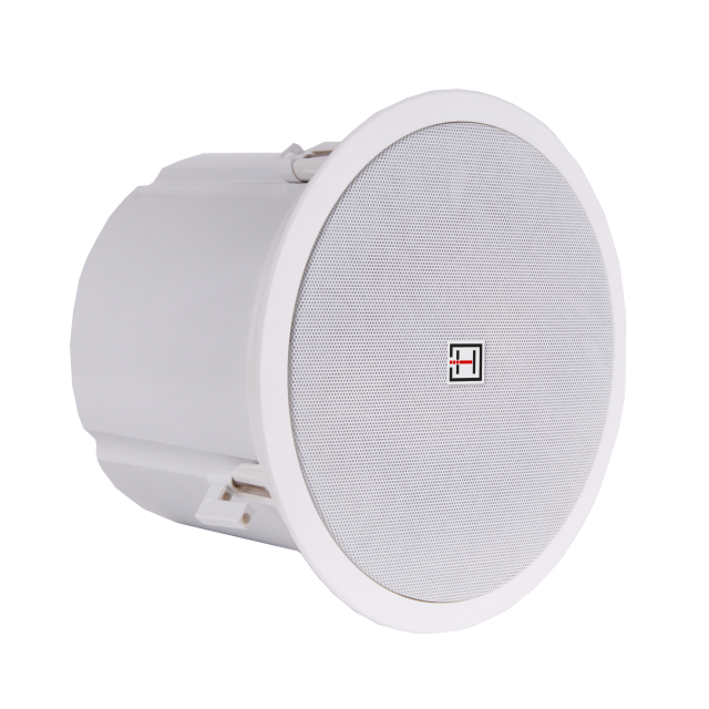 Altoparlante da Soffitto a 8" 40W 2 vie 70V/100V con Coperchio Posteriore