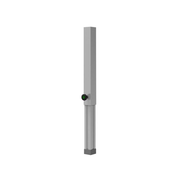 Gamba singola telescopica regolabile da 58,5 a 98,5 cm