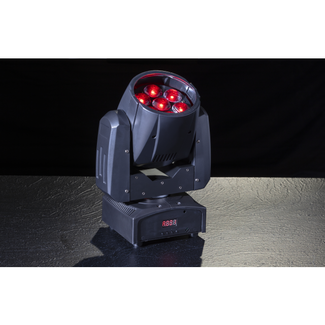 SOUNDSATION  LED WASH MOVING HEAD WITH ZOOM  MOOD 715Z WASH 7 X 15 W