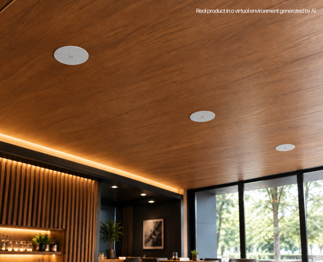 HELVIA GALA new version: the ceiling speaker becomes more discreet and better performing