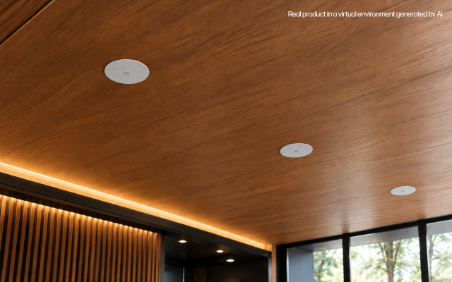 HELVIA GALA nuova versione: il ceiling speaker diventa più discreto e più performante
