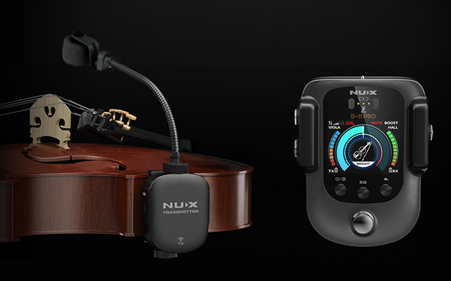 NUX B-11 PRO: Wireless freedom on stage for violin and viola