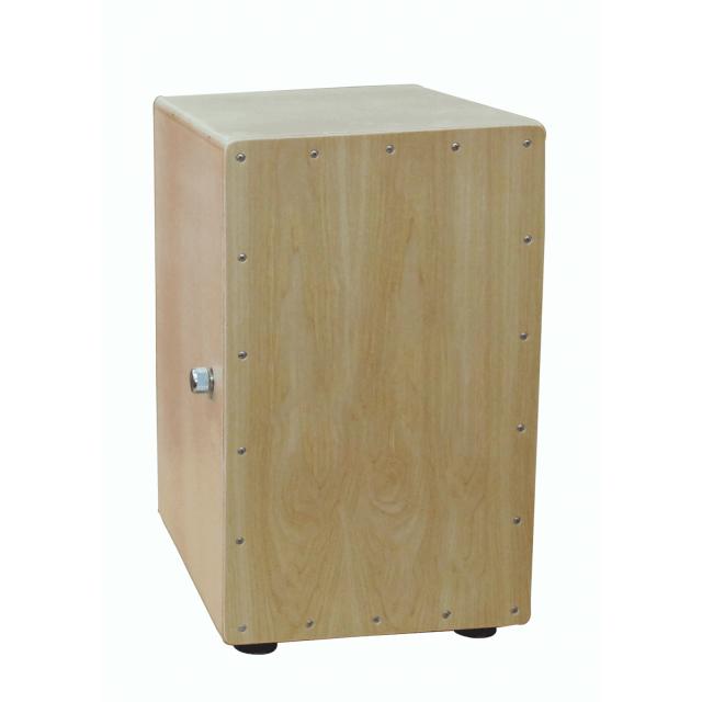 Cajon con cordiera regolabile e tavola in noce chiaro