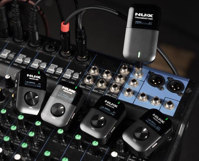 NUX C-7 and C-7X4: 5.8 Ghz wireless freedom for your in-ear monitoring