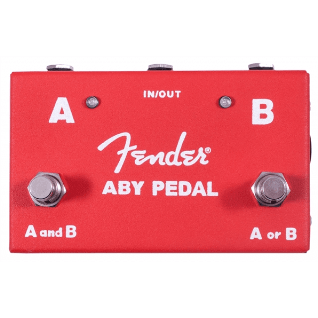 2-Switch ABY Pedal, Red