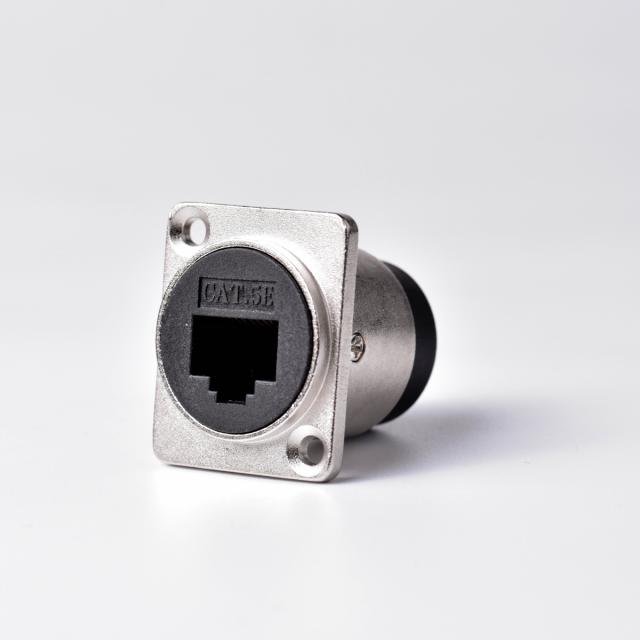 CAT5e panel mount receptable F