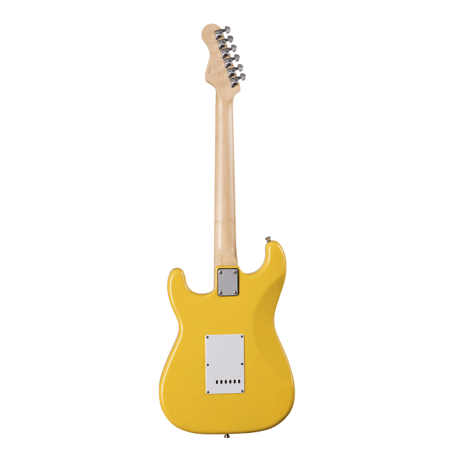 Double cutaway electric guitar with 2 single coils + splittable humbucker and self-locking tuners (Wilkinson equipped, maple fretboard)