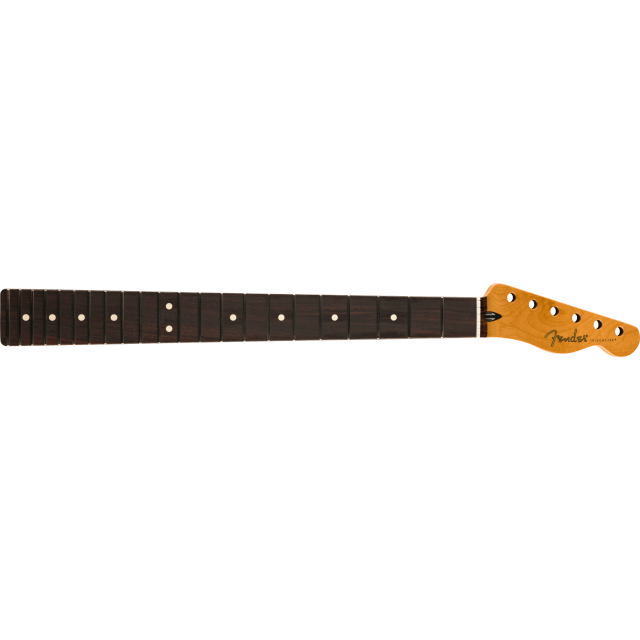 Manico Fender Manico Telecaster® Fat in acero tostato satinato, 22 tasti medium jumbo, 9,5", palissandro, forma a U 0990360920