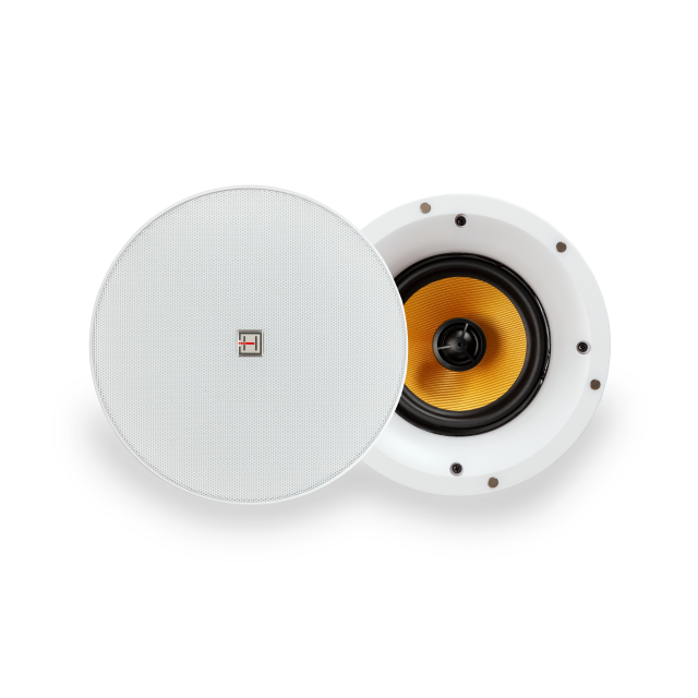 40W 8ohm 2-Way Hi-Fi Ceiling Speaker with Frameless Grille