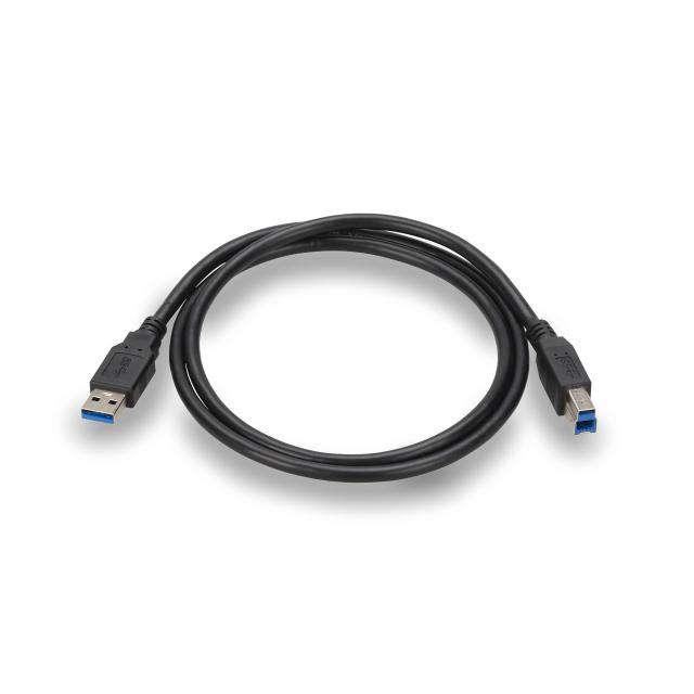 Cavo Wiremaster USB 3.0 (connettore Maschio Tipo-A 3.0 a Maschio Tipo-B 3.0) nero – lungh. 3m