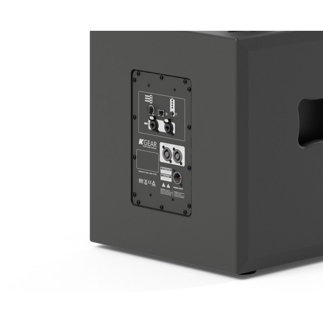 Sistema attivo con subwoofer 12" + colonna 16x2" ad array modulare