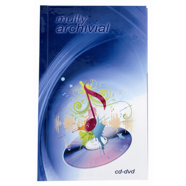 Multi CD/DVD archivial holder booklet