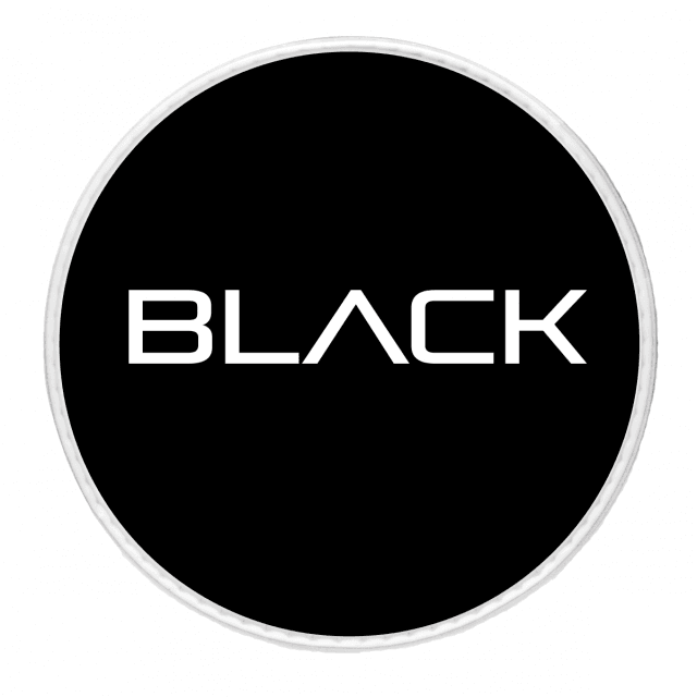 Pelle RISONANTE nera per grancassa da 22"