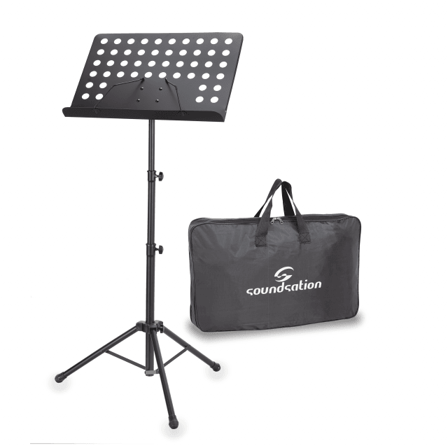 Soundsation SPMS-100+BAG - Leggio musicale con tavola forata e borsa