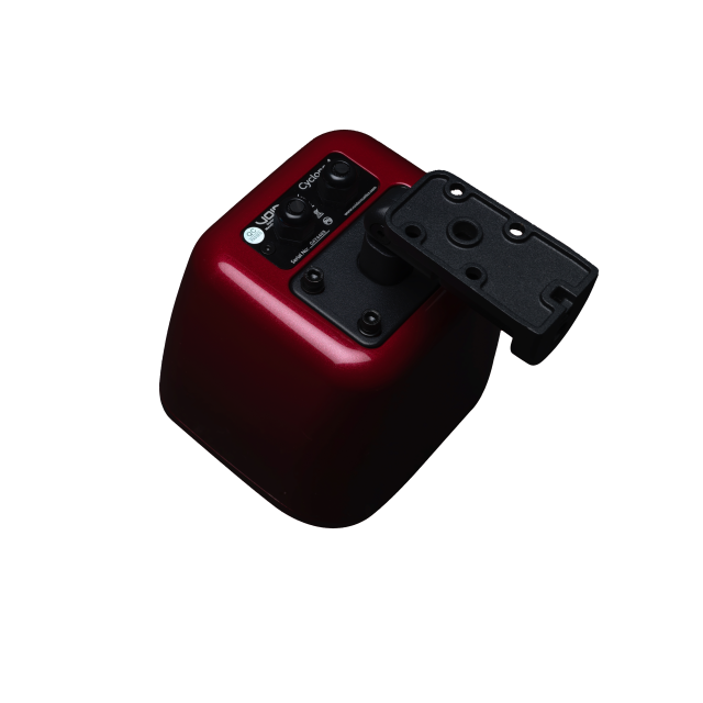 Ultra-compact 2-way passive speaker with 4" coaxial transducer for indoor/outdoor installations, 16 Ω, 30 W AES (red)