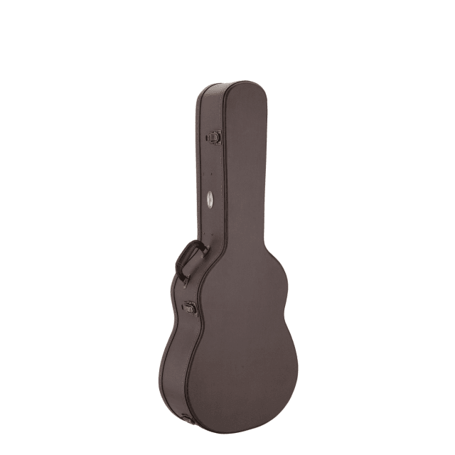 Hard case for acoustic guitar Brown Vintage