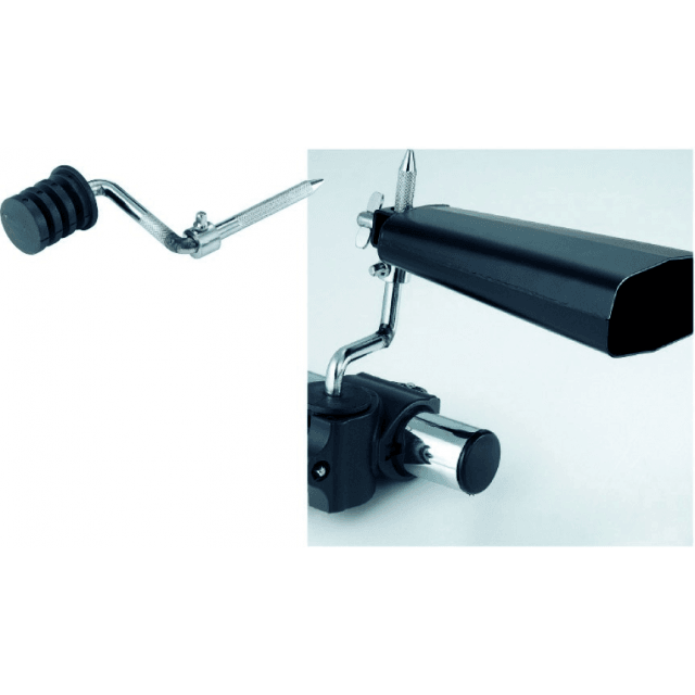 Morsetto per Rack con asta zigrinata e memoria