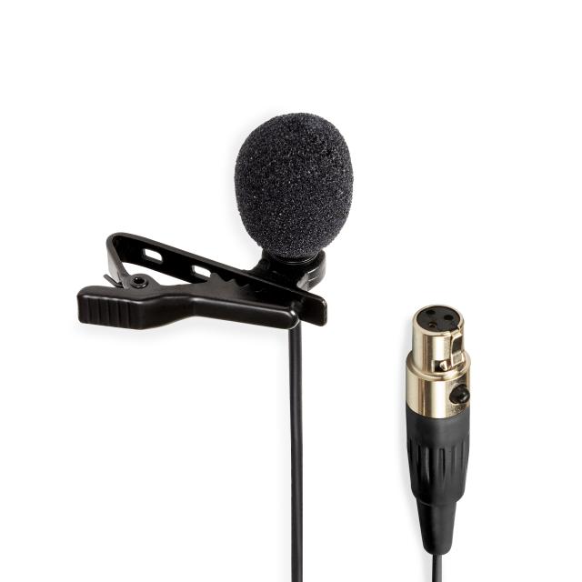 Cardioid Lavalier Microphone with Electret Capsule (3-Pole Mini-XLR Connector)