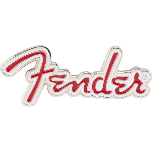 Fender red logo enamel pin 9122421103