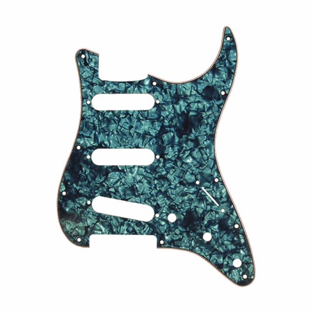 Strat Pickguard Aqua Pearl (S-S-S)