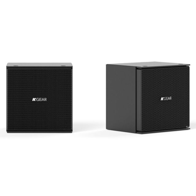 4" full range ultra-compact source satellite passive speaker (black color)